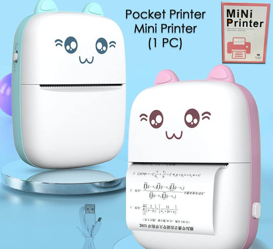 Pocket Mini Printer Mobile Phone Bluetooth Connection